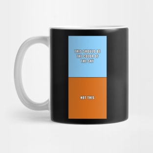 The Color Of The Sky Mug